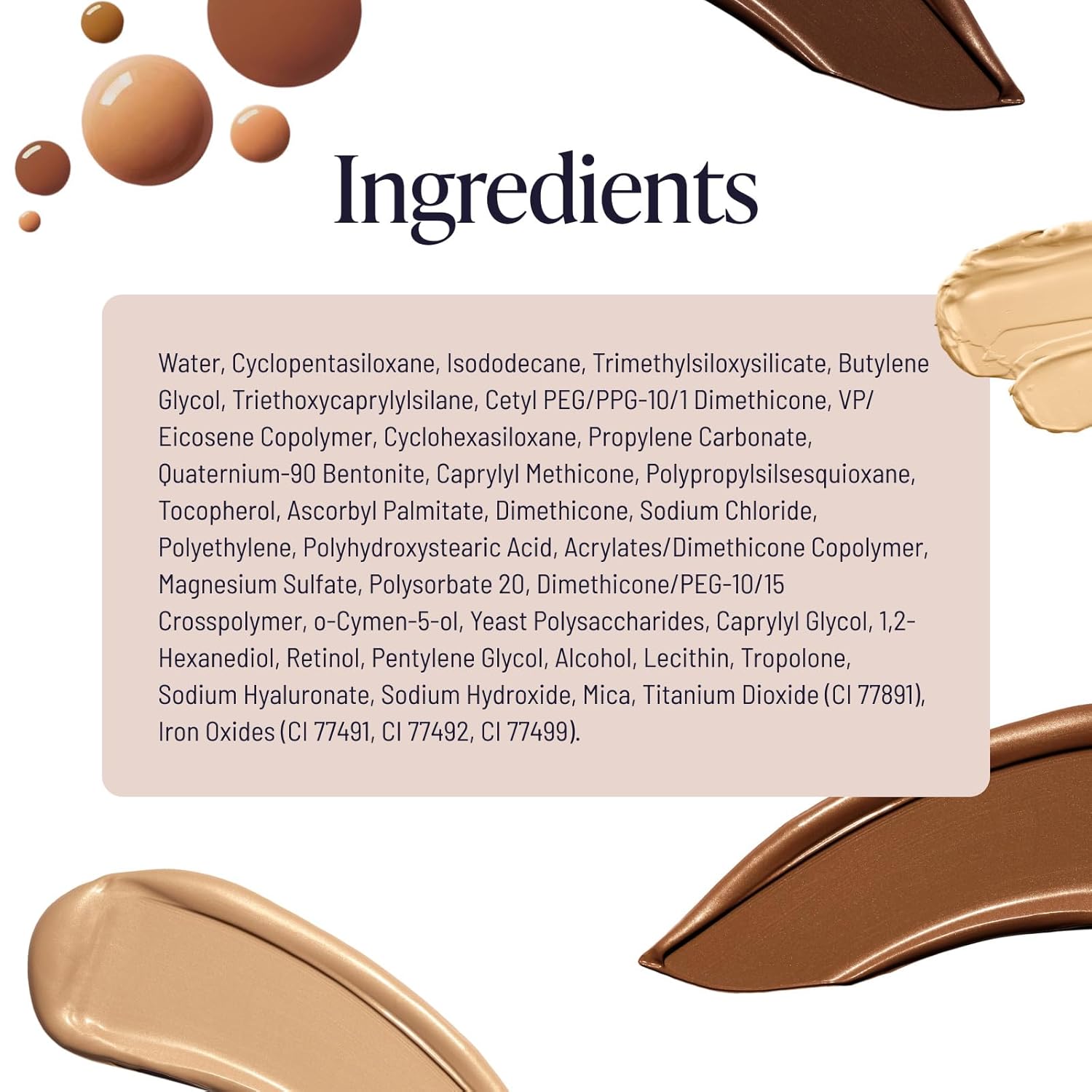 Ingredient list
